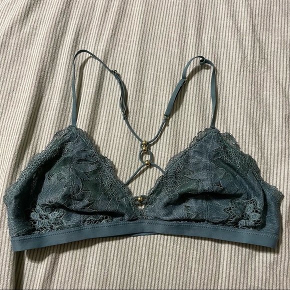 aerie Other - Aerie Lace lined bralette with gold bead detail M